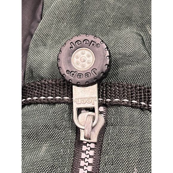 Jeep Brand Garment Bag Luggage Green 24” Folding Hanging Strap Unique - Picture 6 of 10